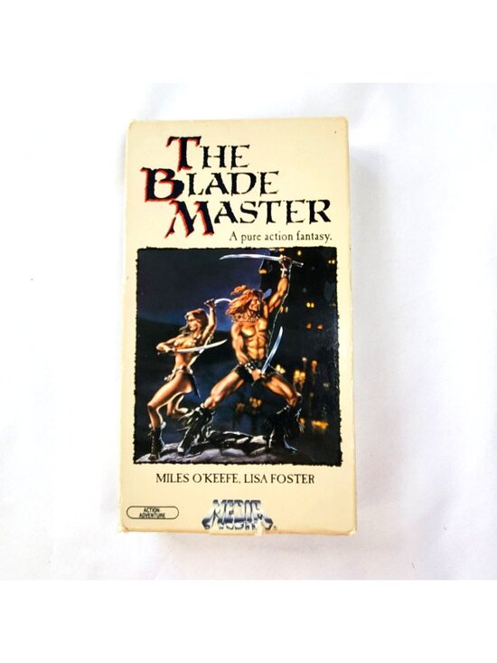 Media Home Entertainment Other - The Blade Master VHS 1984 Action Fantasy Previous Rental Movie